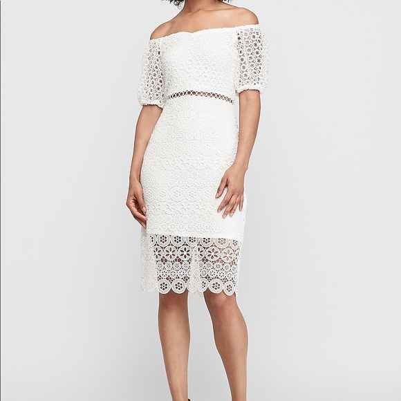 express off the shoulder lace dress Gorgeous Off The Shoulder Lace Applique Ball Gown Train Long Wedding D   AlineBridal